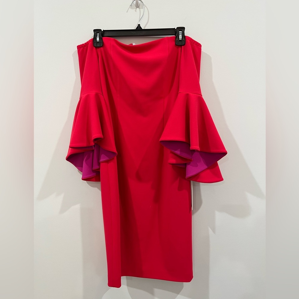 Hot pink Calvin Klein dress